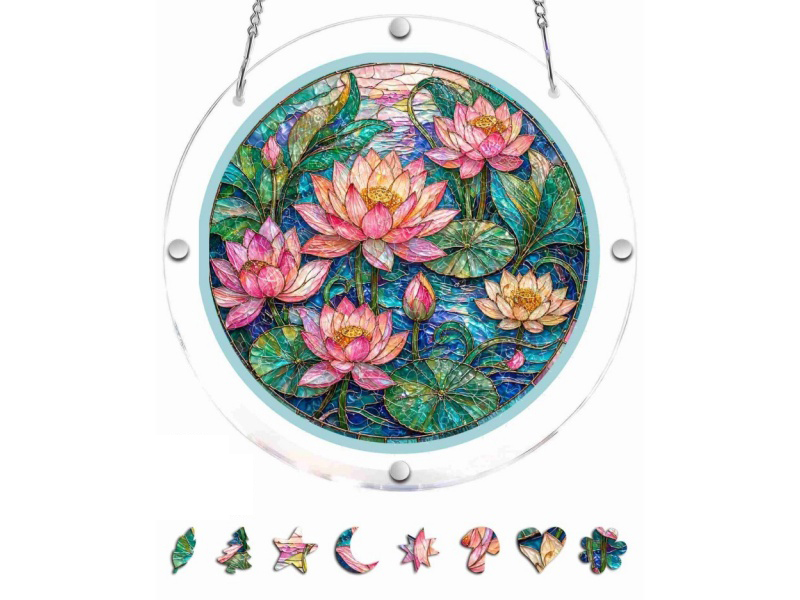 8.9-Inch Acrylic Jigsaw Puzzle