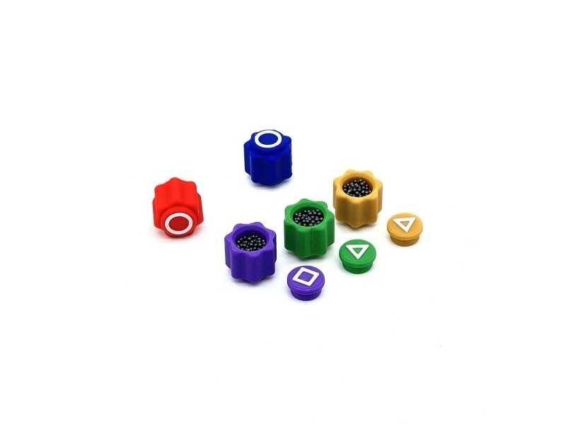 Squid Game Props: 5 Pebbles And Steel Balls Or Iron Blocks, 6 Grams Each.