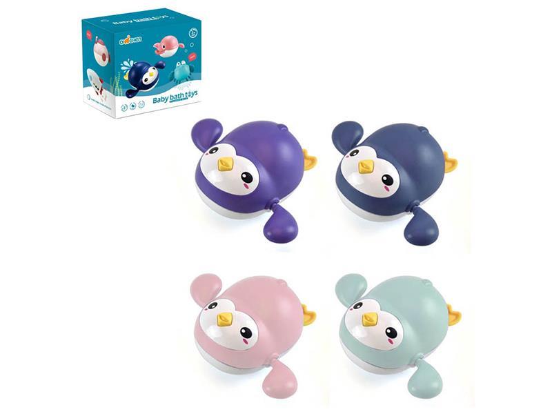 Wind Up Swimming Penguins Baby Bath Toys