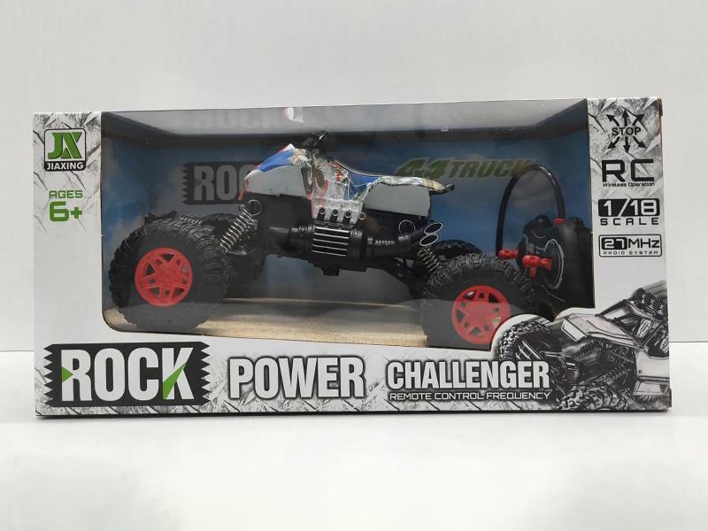 1:18 4CH R/C Motorcycle Climbing Police Car With Light