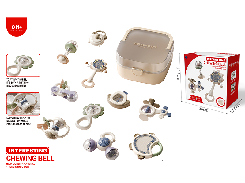 Baby Rattles 10pcs With Storage Box