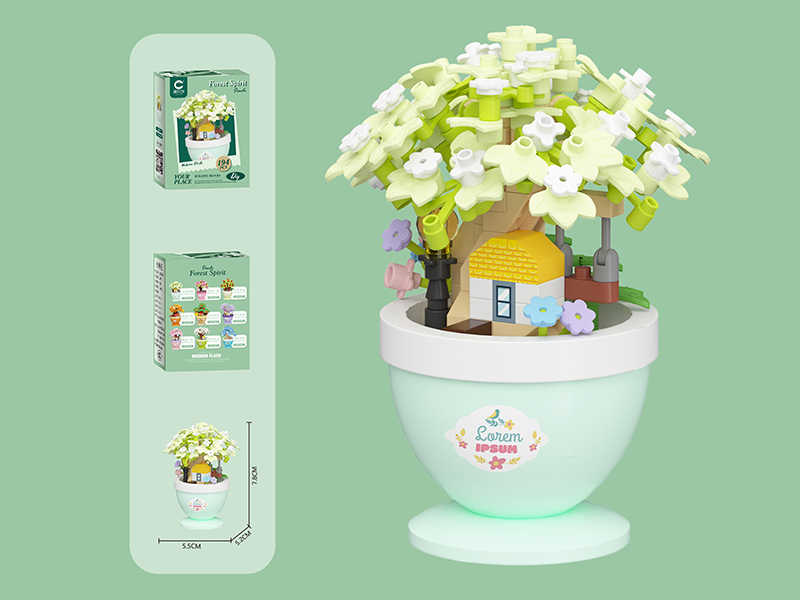 Gardenia Cabin Building Blocks 194PCS