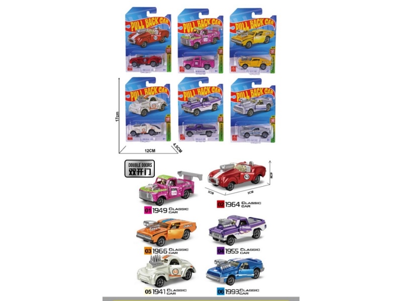 Simulated Alloy Rebound Grandpa Car