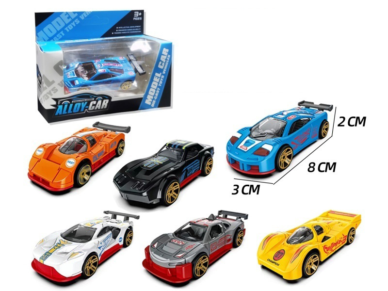 1:64 Racing Car Model B Sliding Alloy Bike