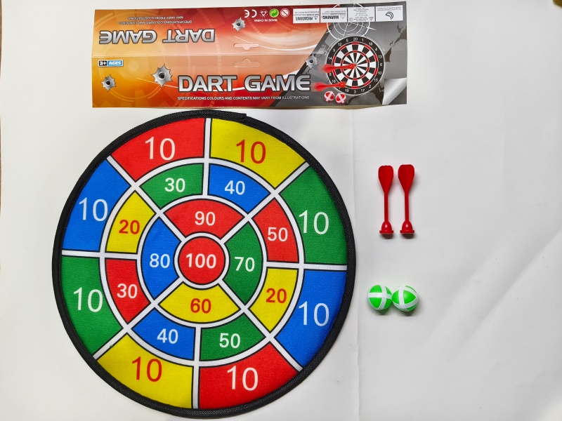 36CM Velcro Dartboard With Sticky Ball, Dart