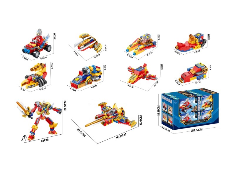 Building Blocks: Ott Warrior (10 Different Shapes)