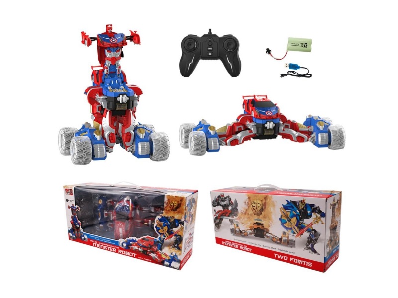 Remote Control Stunt Transformation Car