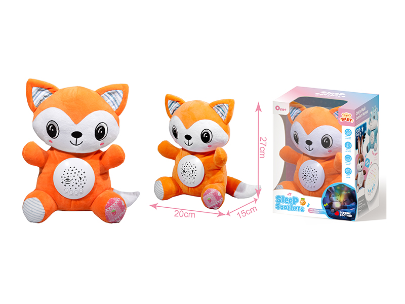 Soothe Plush Toys With Lights And Music - Fox