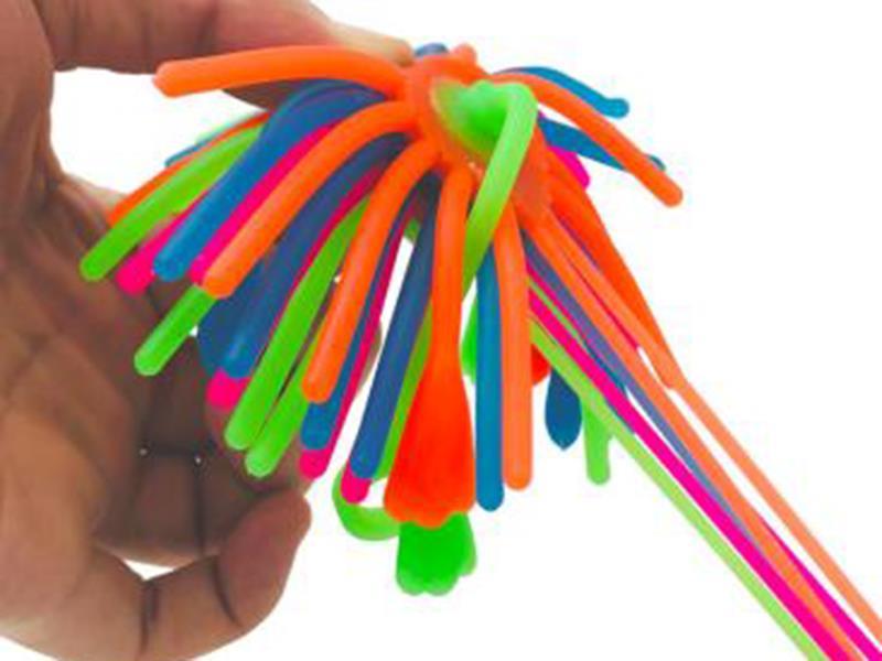 Soft Plastic TPR Noodle Ball Vent Pull Rope Toys