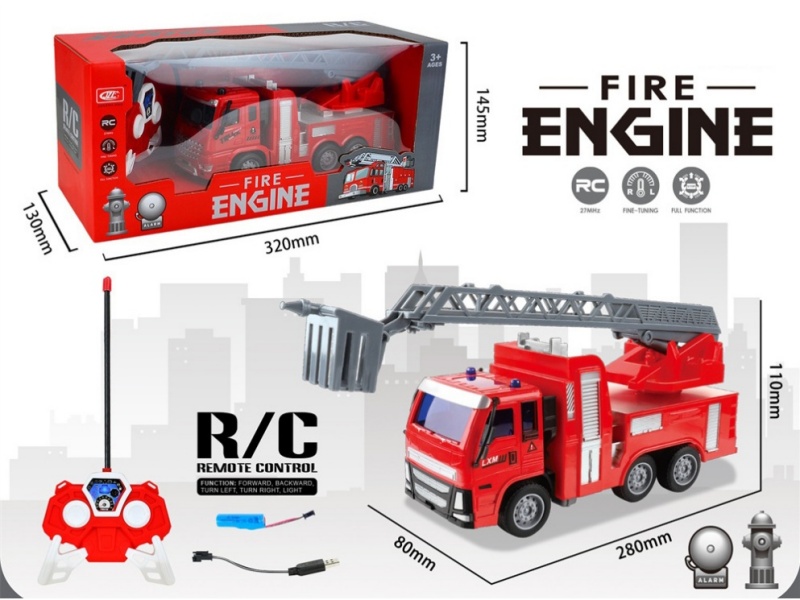 4-Channe lRemote Control  Fire Engine