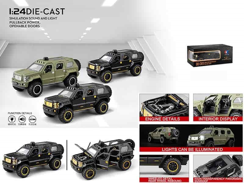 1:24 George Patton Alloy Car Model