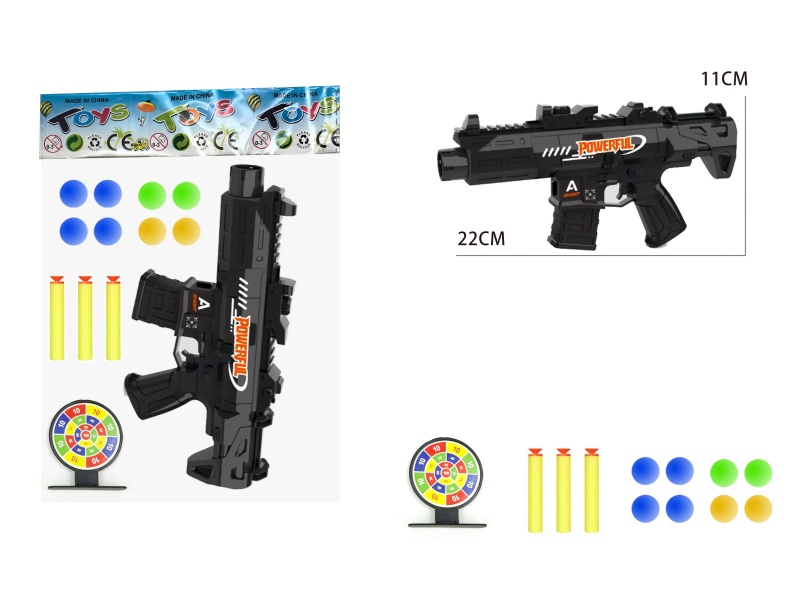 M4 Soft Bullet/ Table Tennis Gun With Round Handle