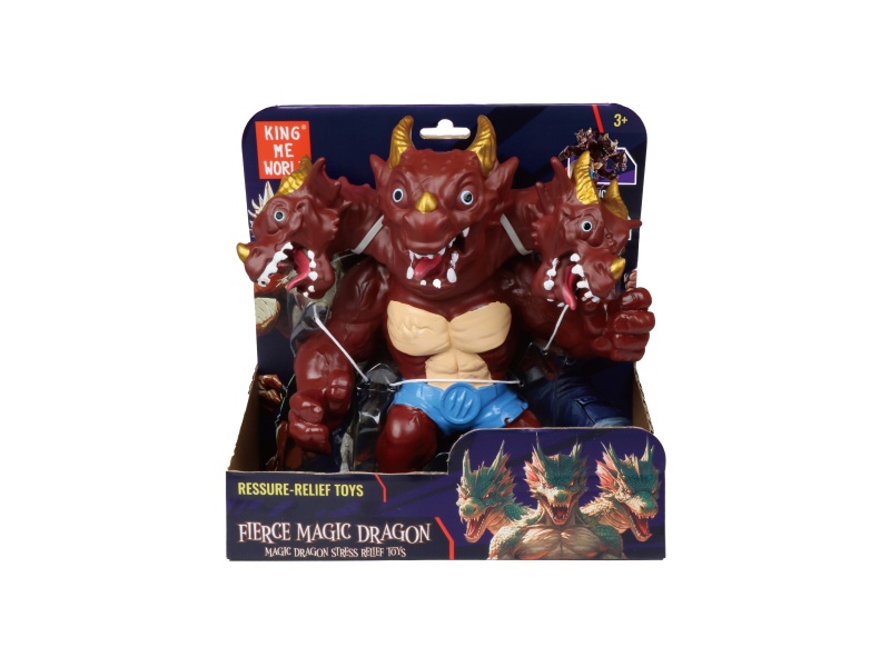 Soft Plastic Large Three-Headed Dragon