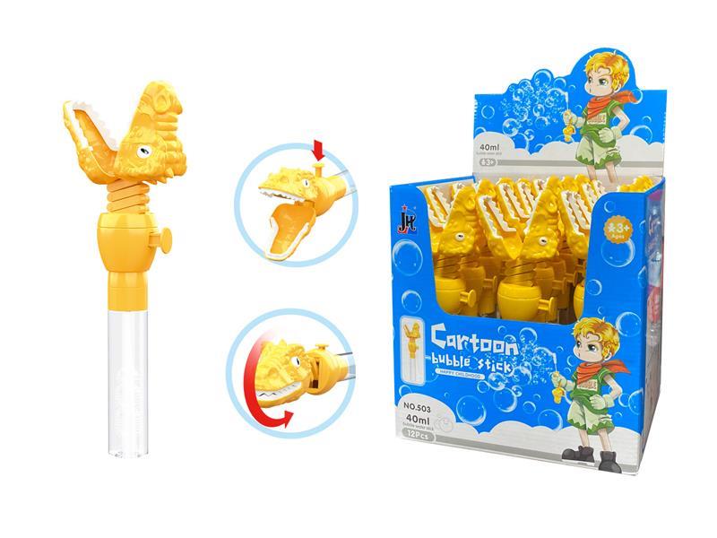12PCS Dinosaur Bubble Stick