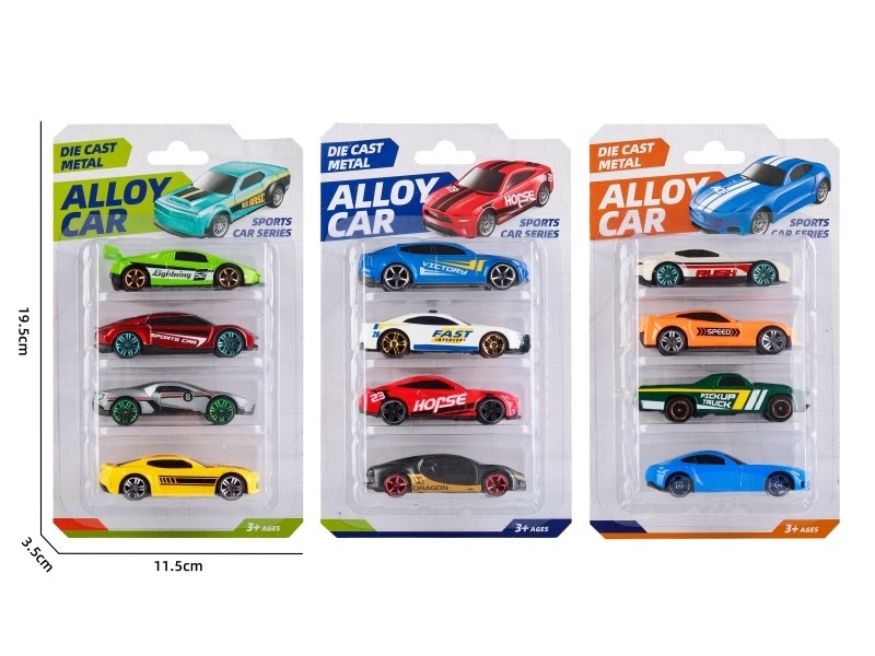 1:64 Sliding Alloy Bike (3 Models Mixed)