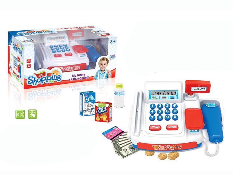 Cash register + coin