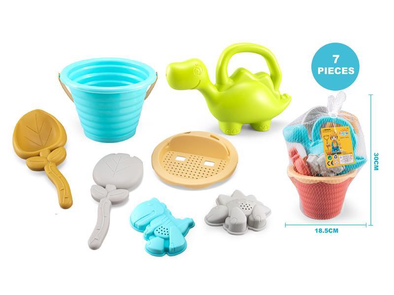 7PCS Jungle Dinosaur Beach Toys