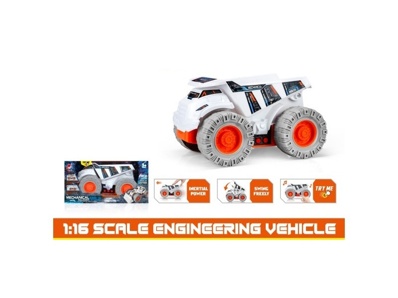 1:16 Hot Wheels Space Engineering Vehicle Inertial Car [With Lights And Music