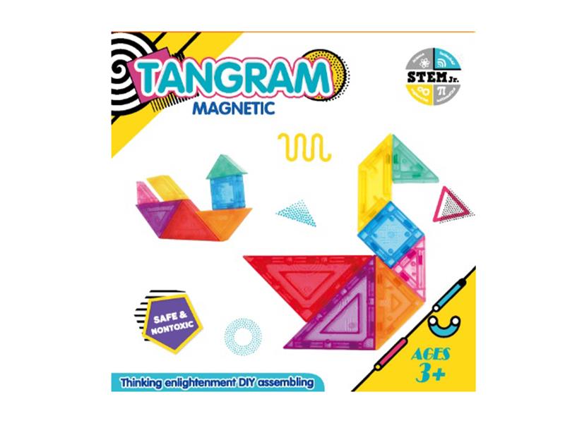 Tangram Magnetic Building Blocks