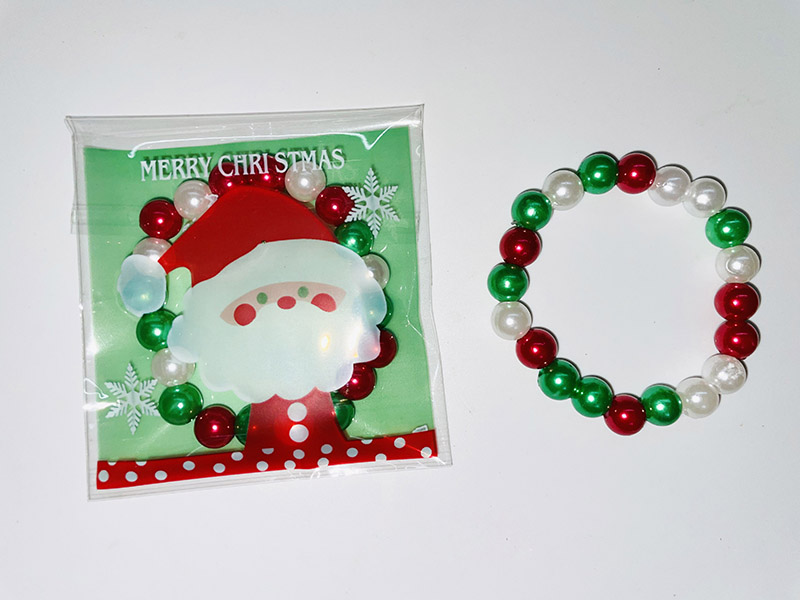 Christmas Bead Bracelet