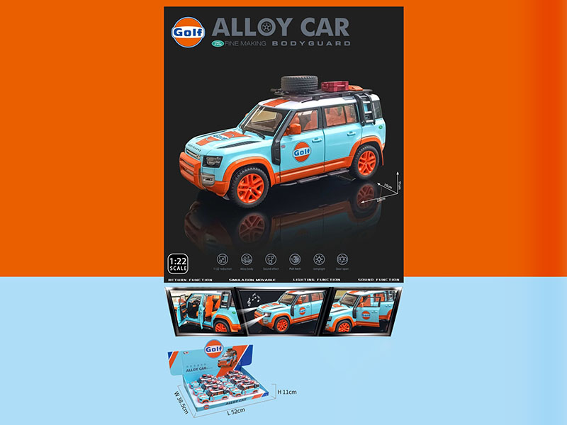 1:22 Land Rover Alloy Car Model
