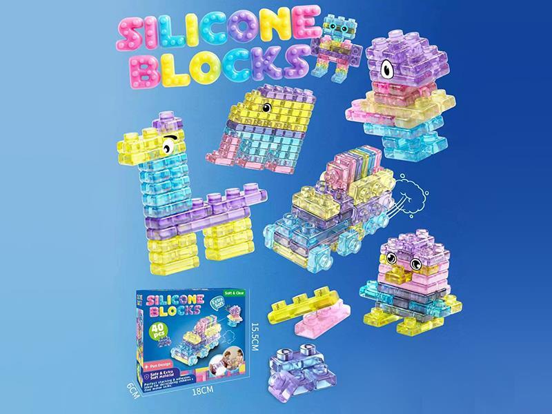 Silicone Building Blocks 40pcs