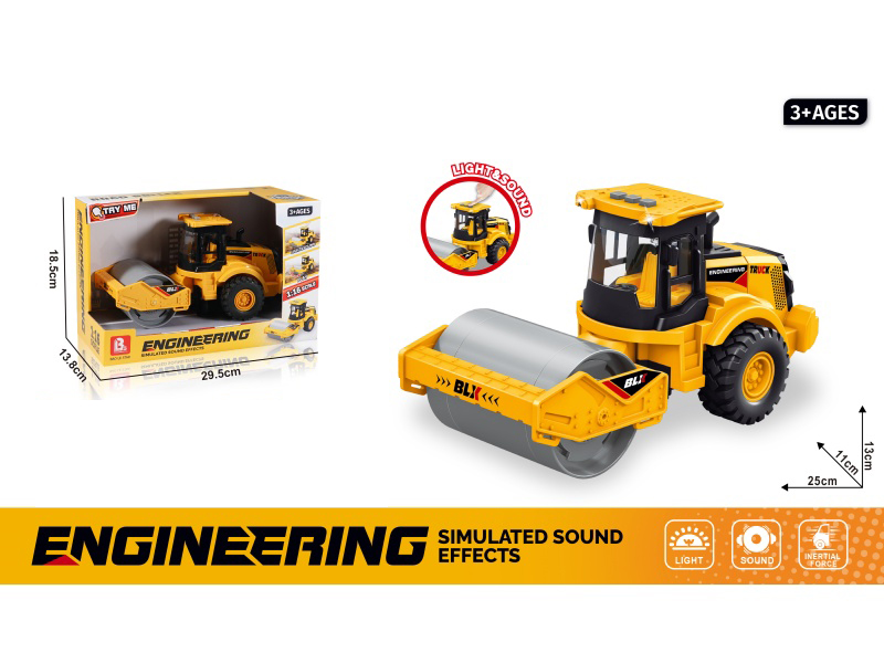 Sound And Light Inertial Road Roller (Package 3*Ag13)