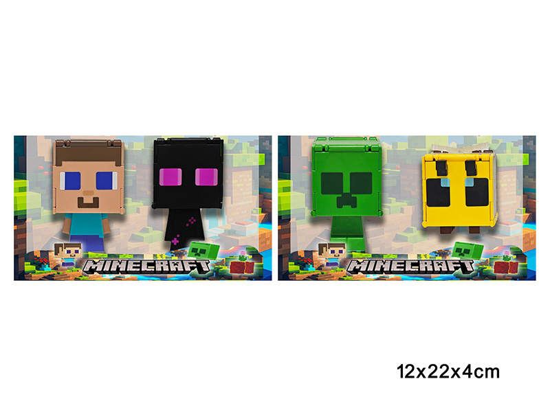 3.5-4.5" Minecraft Flip Action Figure 2pcs