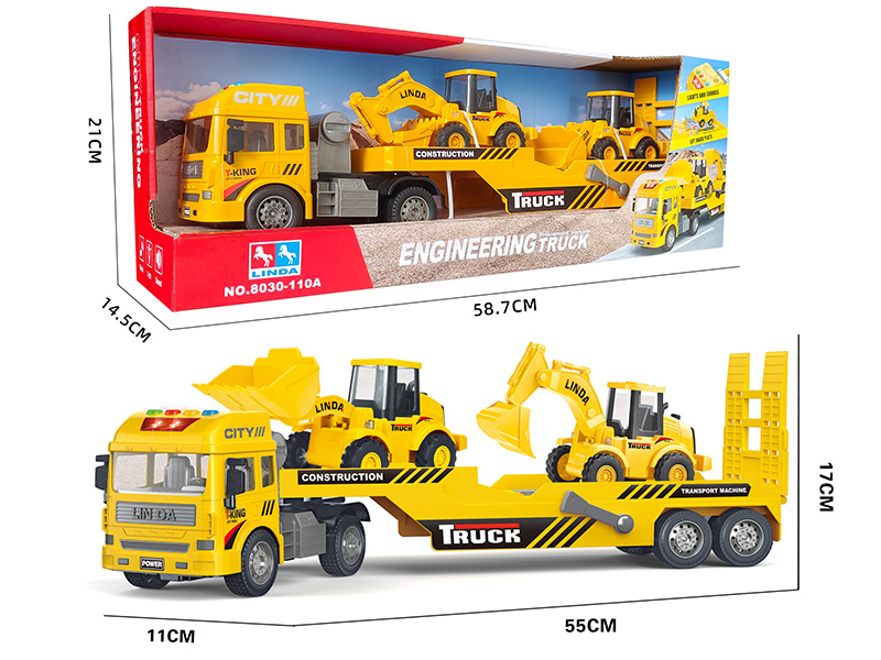 Friction Flat Transport Vehicle