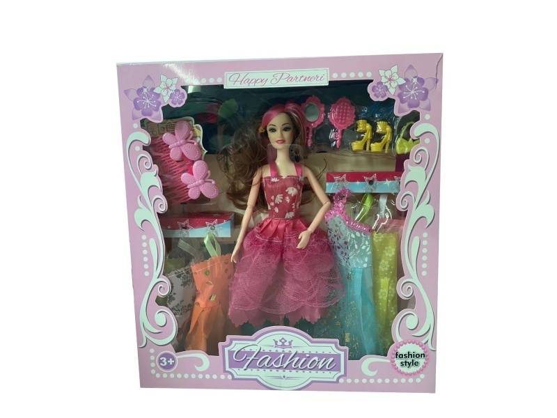 11.5-Inch Solid Doll With Accessories, Window Box
