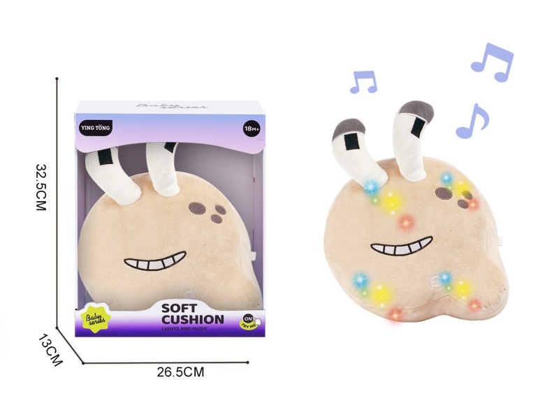 Alphabetic Plush Soothing Pillow - Q