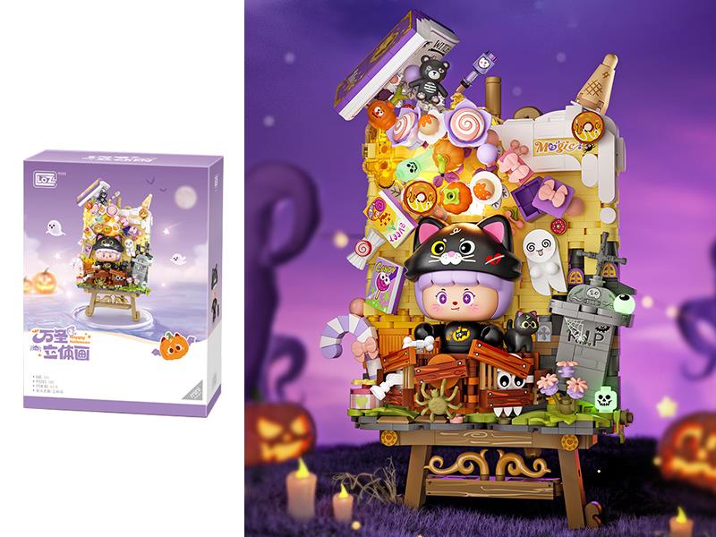 Halloween 3D Picture Building Blocks 765pcs