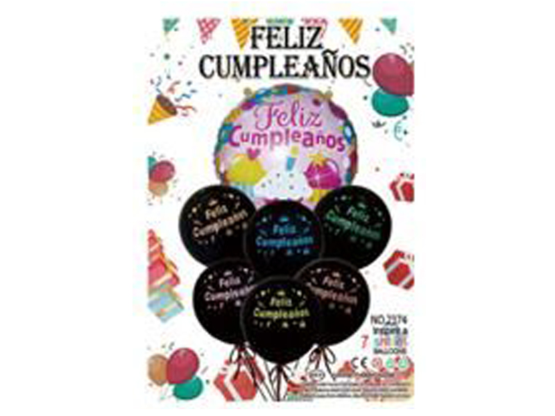 A 7-Piece Set For A Spanish Birthday