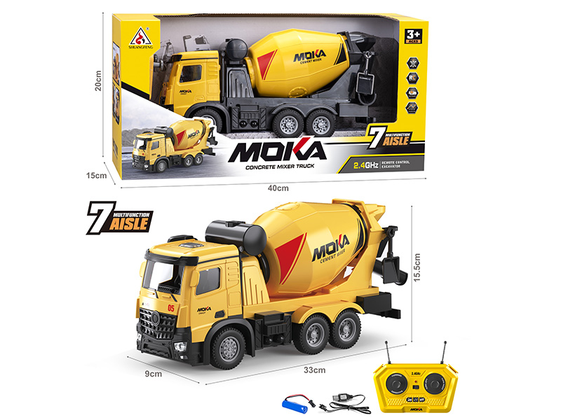 Remote Control Cement Tank Engineering Truck