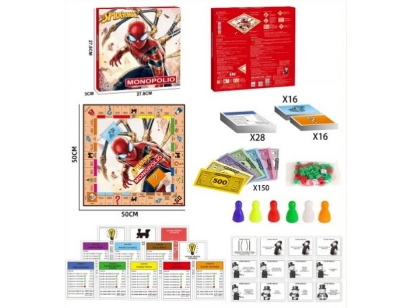 Spanish Spider-Man Monopoly