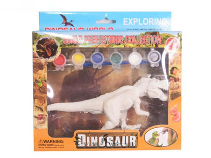 DIY Coloured Drawing Dinosaur Toys