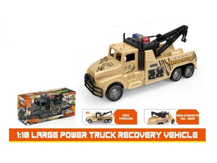 1:18 Wind and Fire Wheel Military Crane Inertia vehicle