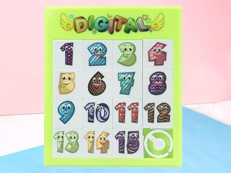 Large Cartoon Number Sliding Puzzle