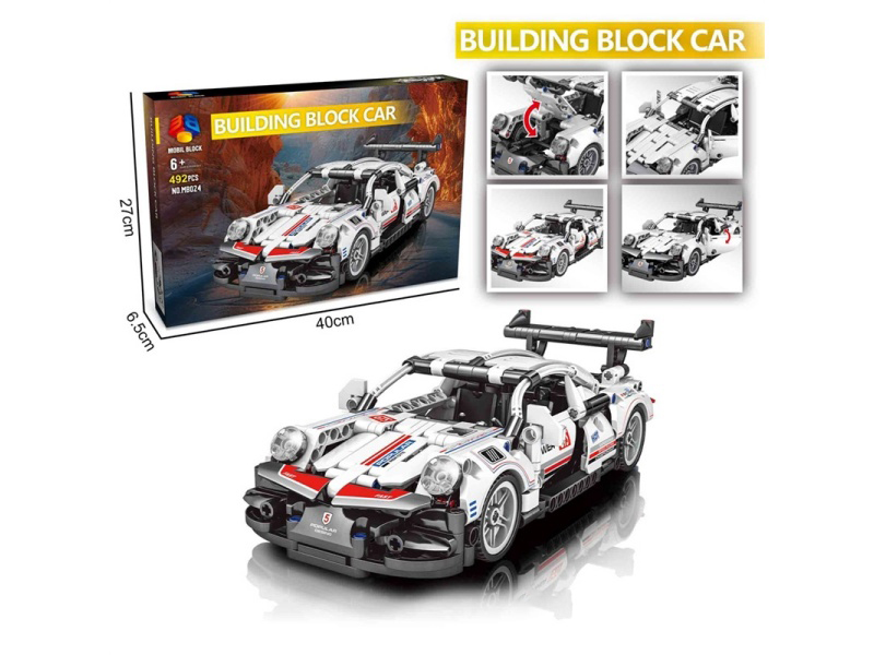 The New Diy Building Block Cart, The Technological Component Huili 911