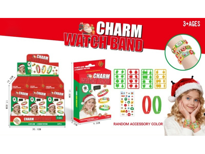 Diy Beaded Christmas Pattern Bracelet