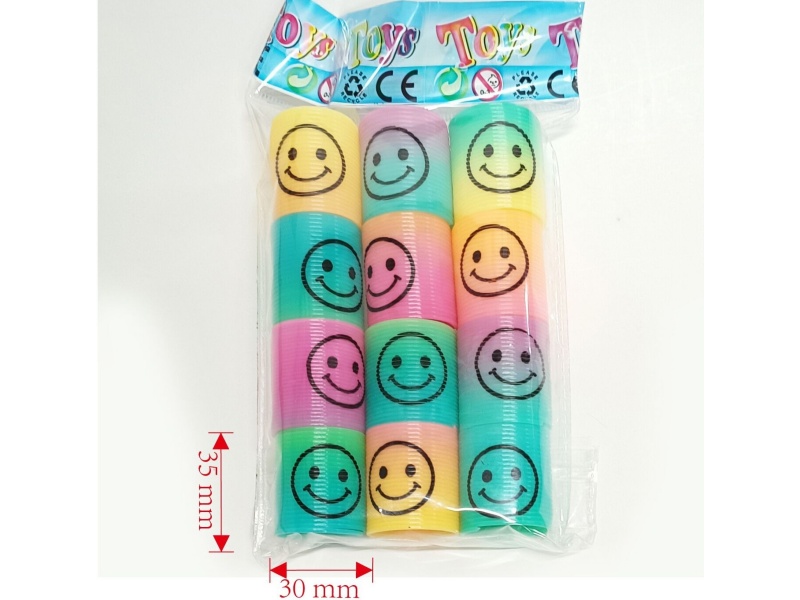 Taiwan Color Rainbow Circle Emoji (12Pcs)