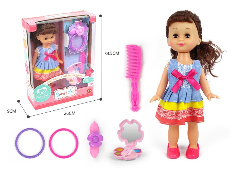 14-Inch Cute Girl Doll