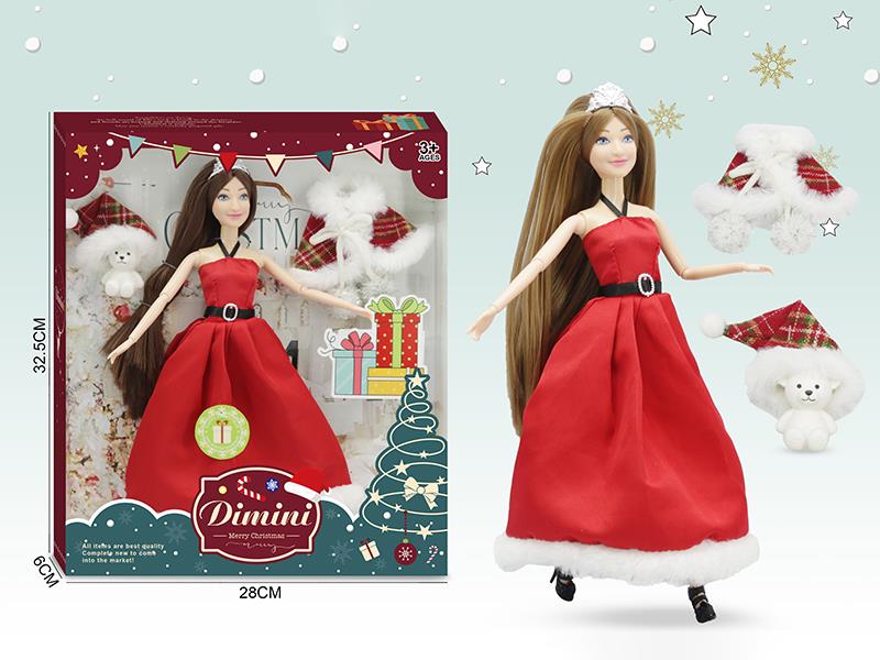 11.5 Inch Joints Body Christmas Doll