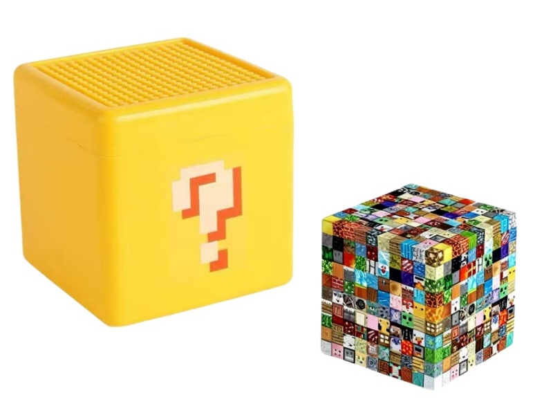 300pcs Magnetic Cube Building Blocks +20pcs Dolls