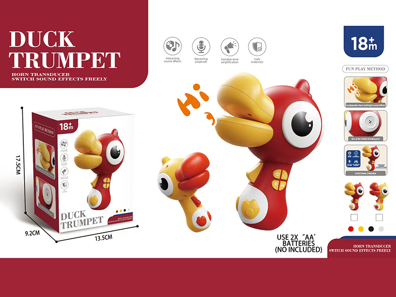 Voice-Changing & Sound Recording Duck Trumpet