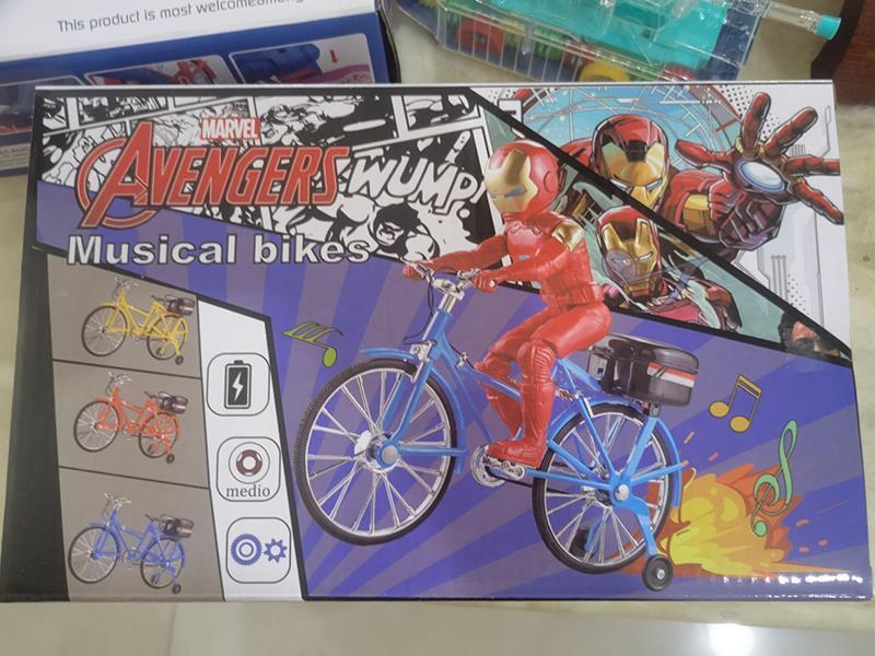 Iron Man Lights And Music - Bicycle
