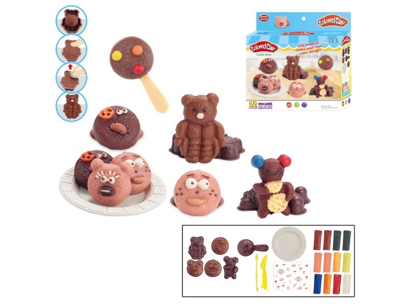Cookie chocolate series clay