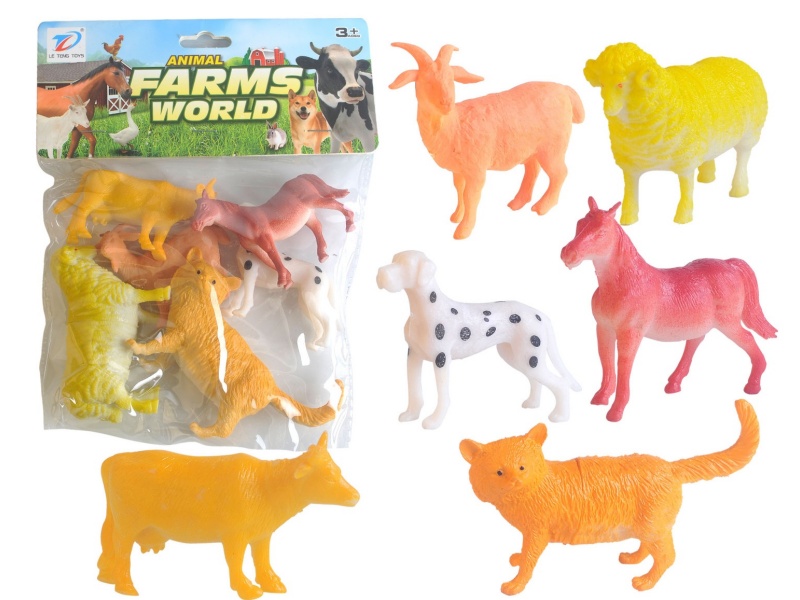 Pvc Simulation Farm Animal 6Pcs