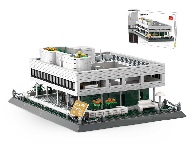 1226PCS Building Blocks Of Savoy Villa In Paris, France