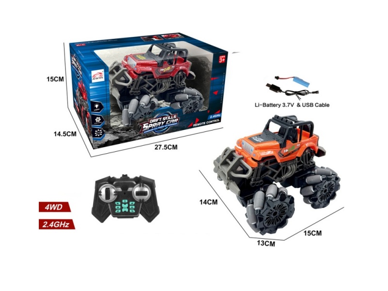 2.4G 6-Channel  Side Drive Remote Control Car